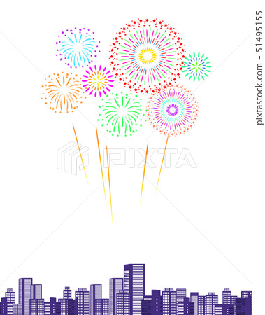 Fireworks Festival Cityscape 02 Fireworks Festival Cityscape 02 51495155