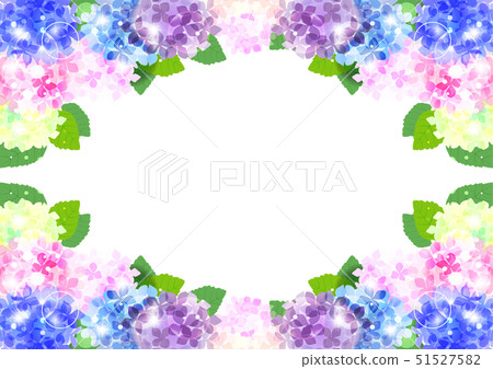 Hydrangea up and down frame 51527582