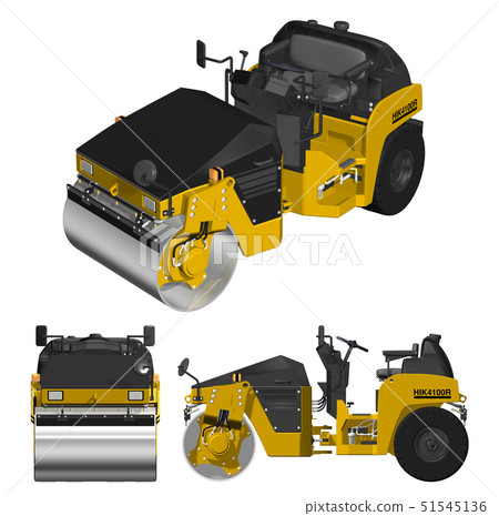 Construction vehicle _ road roller Construction vehicle _ road roller 51545136