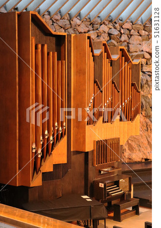 Interior of Temppeliaukion Church in Helsinki. Interior of Temppeliaukion Church in Helsinki. 51631128