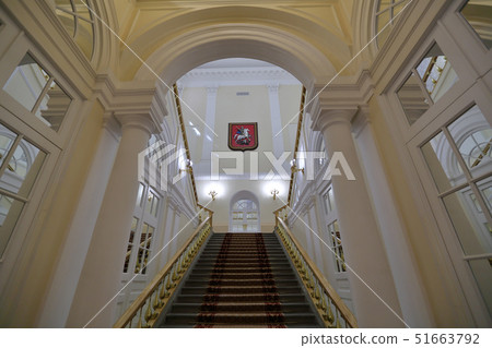 Inside the building of the Moscow City Hall, 51663792