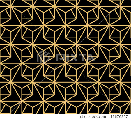 The geometric pattern with lines. Seamless vector 51676237