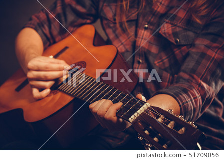 Closeup on musical instrument. Closeup on musical instrument. 51709056