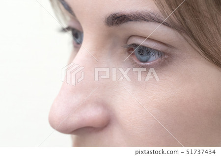 beautiful woman with laminated eyelashes beautiful woman with laminated eyelashes 51737434