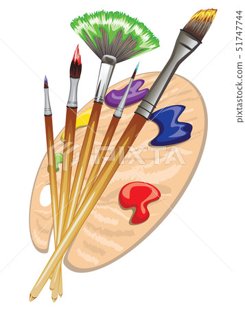Brushes and Palette Brushes and Palette 51747744