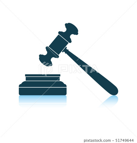 Judge hammer icon Judge hammer icon 51749644