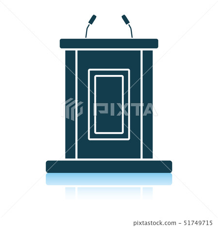 Witness stand icon 51749715