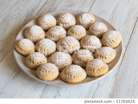 Ramadan sweets. Egyptian cookies "Kahk El Eid" Ramadan sweets. Egyptian cookies "Kahk El Eid" 51768828