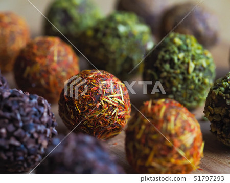 Healthy organic energy bites with nut and dates. Healthy organic energy bites with nut and dates. 51797293