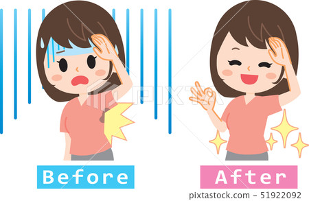 Women who suffer from side sweats 51922092