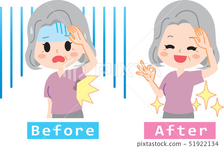 Surprised senior woman set to sweat aside 51922134