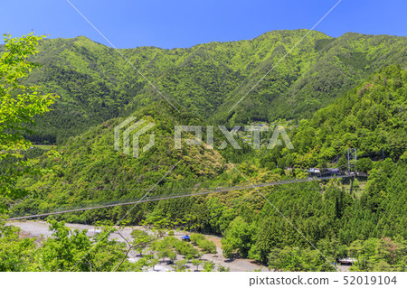 Suspension bridge of Totsukawa village Tanze Suspension bridge of Totsukawa village Tanze 52019104