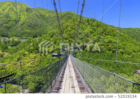 Suspension bridge of Totsukawa village Tanze 52019134