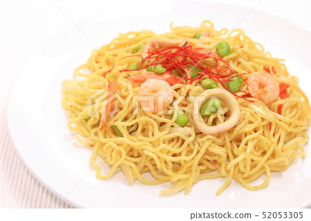 美味的海鮮醃烤蕎麥麵 美味的海鮮醃烤蕎麥麵 52053305