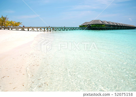 Tropical Overwater Bungalow Resort. 52075158