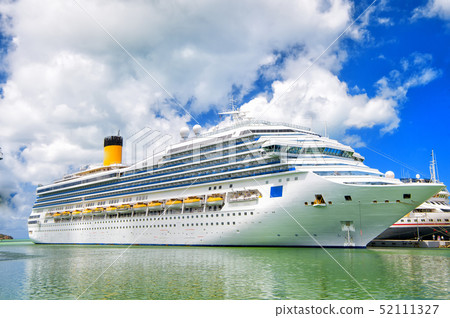 Big luxury cruise ship or liner 52111327