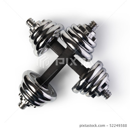 Two of dumbbells Two of dumbbells 52249388