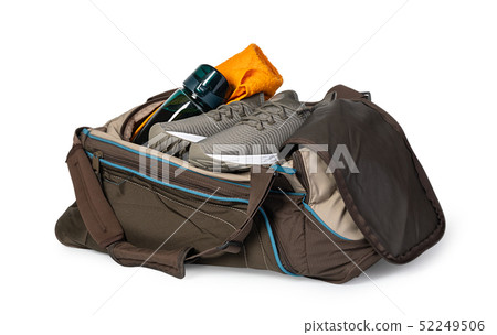 Sports bag with sports equipment 52249506