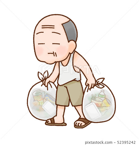 Illustration of grandfather 52395242