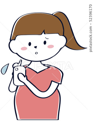 相當孕婦馬尾辮髮現孕婦的憂慮和麻煩 52396170