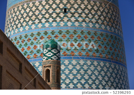 絲綢之路上的旅程烏茲別克斯坦的藍城烏茲別克斯坦Khiva Carta Minol 絲綢之路上的旅程烏茲別克斯坦的藍城烏茲別克斯坦Khiva Carta Minol 52396293