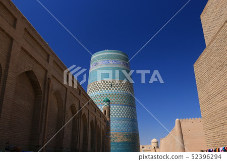 絲綢之路上的旅程烏茲別克斯坦的藍城烏茲別克斯坦Khiva Carta Minol 絲綢之路上的旅程烏茲別克斯坦的藍城烏茲別克斯坦Khiva Carta Minol 52396294