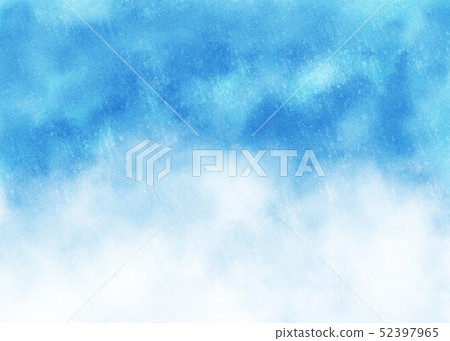 水彩_天空 水彩_天空 52397965