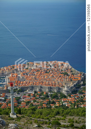 亞得里亞海的明珠_杜布羅夫尼克舊城的景色。 52398066