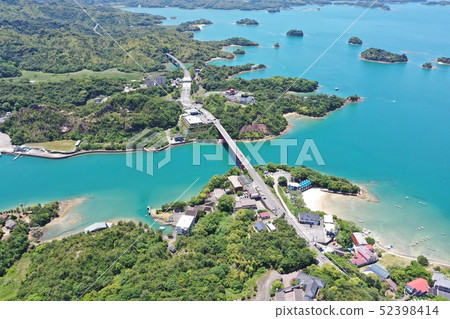 美麗的大海和天草島（熊本縣） 52398414