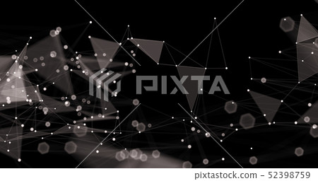 Abstract futuristic light wallpaper background design. Science dark pattern with structure mesh and Abstract futuristic light wallpaper background design. Science dark pattern with structure mesh and 52398759