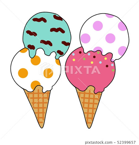 Double ice cream 52399657