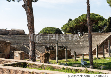 Ostia Antica Rome Italy - The Roman Theatre Ostia Antica Rome Italy - The Roman Theatre 52406617