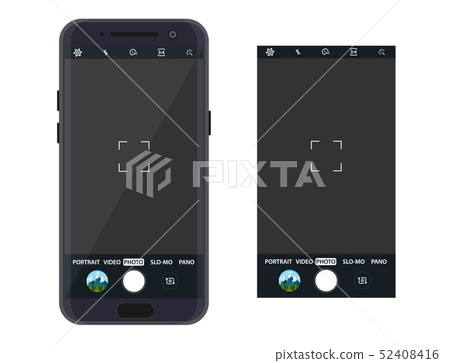 Modern smartphone with camera application Modern smartphone with camera application 52408416