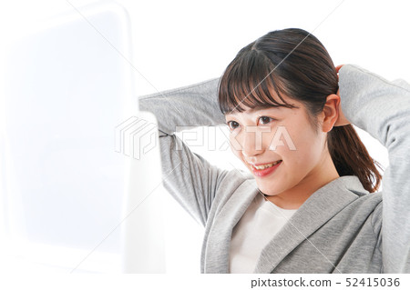 調整髮型的女商人 調整髮型的女商人 52415036