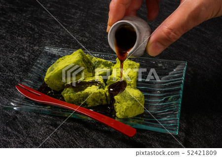 Matcha green tea traditional Japanese sweet taste desert Matcha green tea traditional Japanese sweet taste desert 52421809