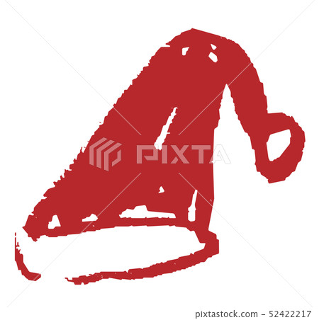 Santa claus hat santa cap triangle hat christmas illustration 52422217