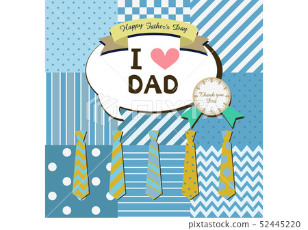 Father's Day Badge. design. An illustration. Material. 52445220