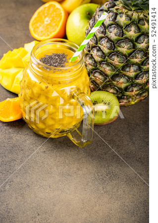 smoothie juice with chia seeds smoothie juice with chia seeds 52491414