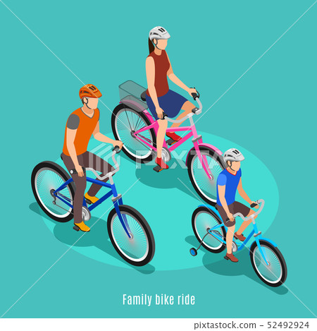 family bike ride