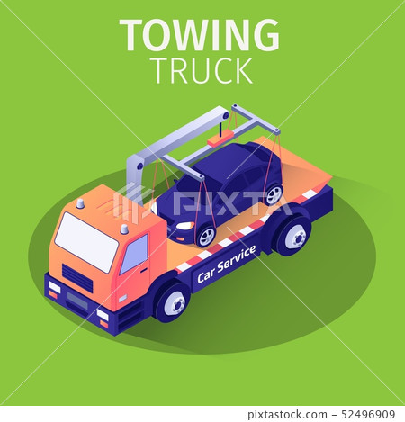 Towing Truck Assistance Service for Car Evacuation Towing Truck Assistance Service for Car Evacuation 52496909