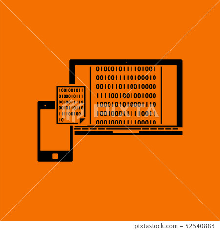 Exchanging Data Icon - Stock Illustration [52540883] - PIXTA