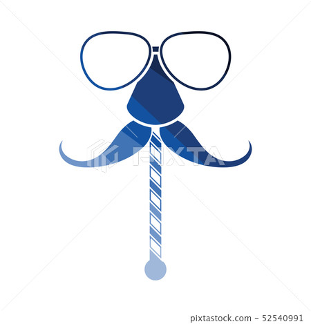 Glasses and mustache icon 52540991
