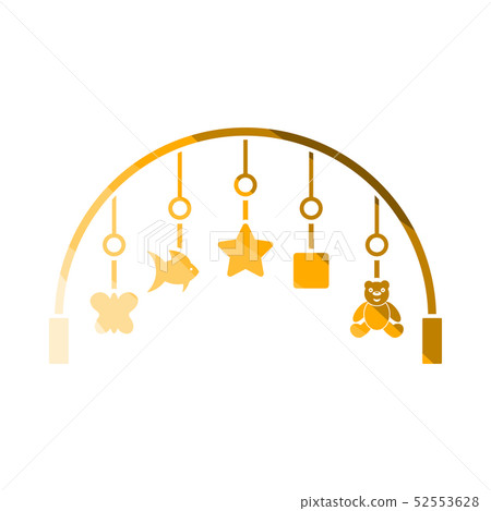 Baby Arc With Hanged Toys Icon Baby Arc With Hanged Toys Icon 52553628