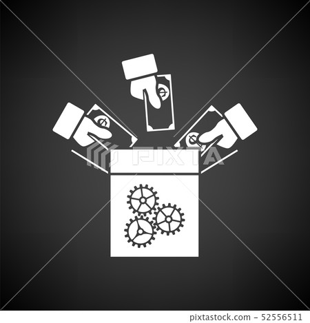 Crowdfunding Icon 52556511
