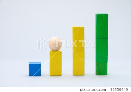 Building Blocks Tsumiki Graph Colorful Design Material 52559449