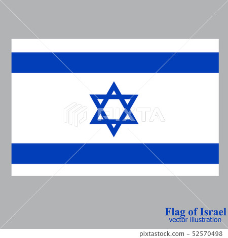 Flag of Israel. Illustration. Flag of Israel. Illustration. 52570498