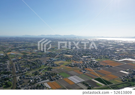 區域城市的平原(鳥瞰圖) 區域城市的平原(鳥瞰圖) 52613809