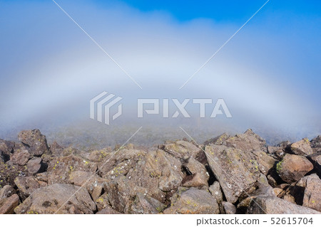 White rainbow (at the top of Tateshina mountain) 52615704