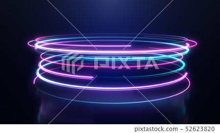 Abstract neon light streaks lines motion background Abstract neon light streaks lines motion background 52623820