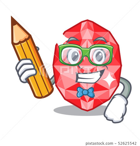Student ruby gems isolated with the character Student ruby gems isolated with the character 52625542